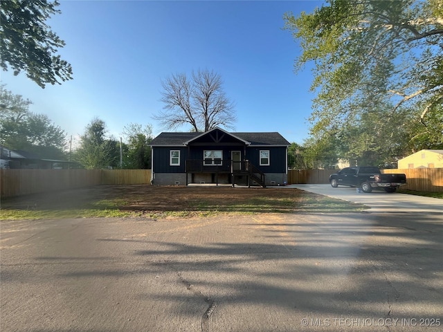 5114 W 3rd St, Tulsa, OK 74127 - bungalow with fence and driveway