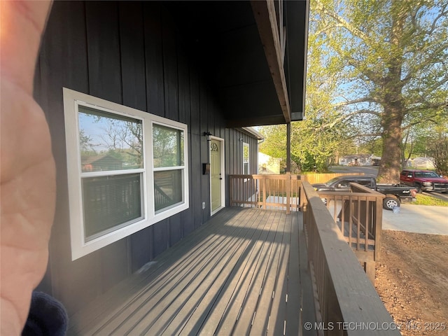 5114 W 3rd St, Tulsa, OK 74127 - view of wooden deck