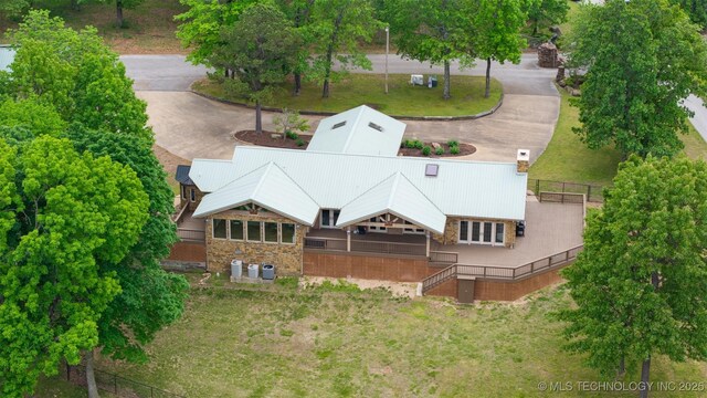 drone / aerial view