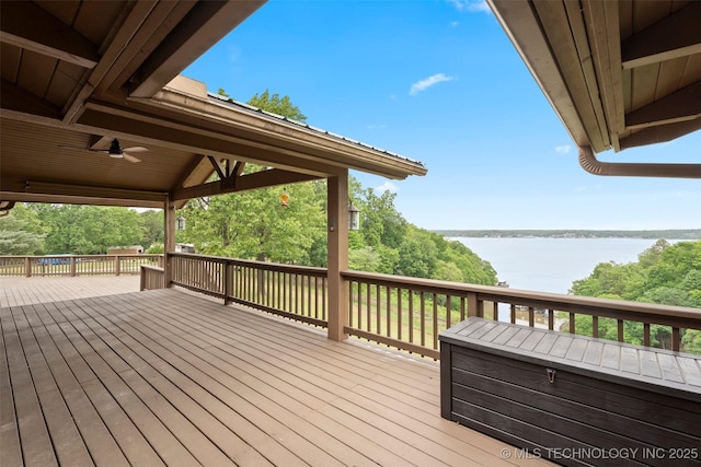 53402 E 332nd Loop, Jay, OK 74346 - wooden terrace featuring a water view