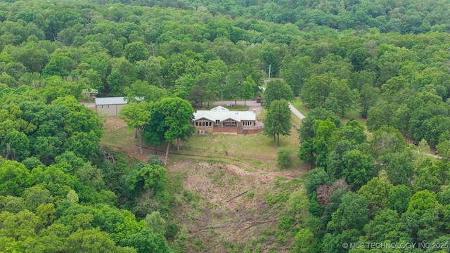 53402 E 332nd Loop, Jay, OK 74346 - view of property location with a heavily wooded area