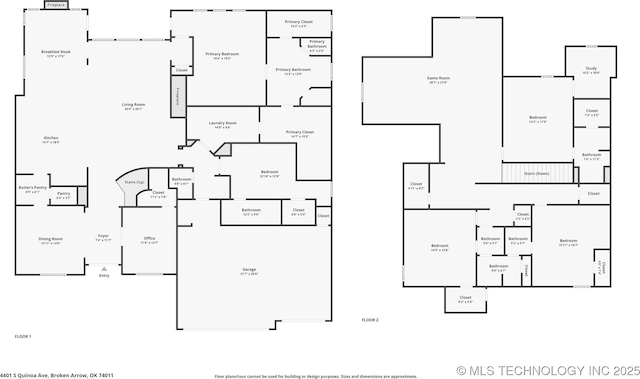 4401 S Quinoa Ave, Broken Arrow, OK 74011 - view of room layout