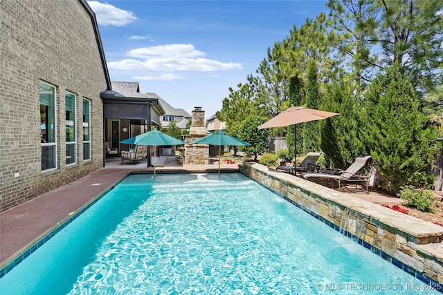 4401 S Quinoa Ave, Broken Arrow, OK 74011 - outdoor pool with a patio area