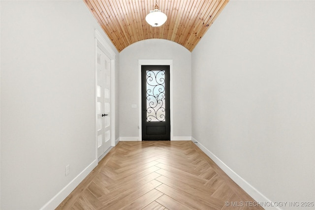 15916 E 106th Pl, Owasso, OK 74055 - foyer with vaulted ceiling and baseboards