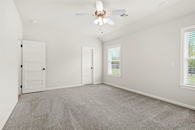 15916 E 106th Pl, Owasso, OK 74055 - unfurnished room featuring a ceiling fan, plenty of natural light, and carpet