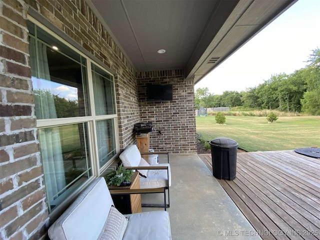 543 Edgewood, Durant, OK 74701 - view of patio / terrace