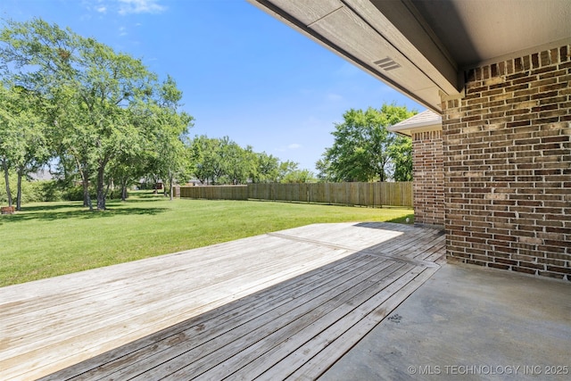 543 Edgewood, Durant, OK 74701 - view of wooden terrace