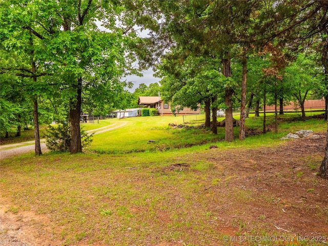 view of yard