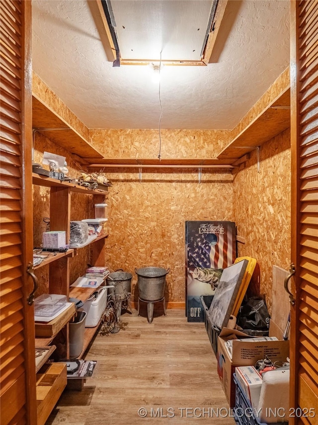 view of storage