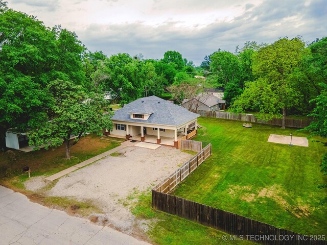 711 W Denton Ave, Sallisaw, OK 74955 - bird's eye view