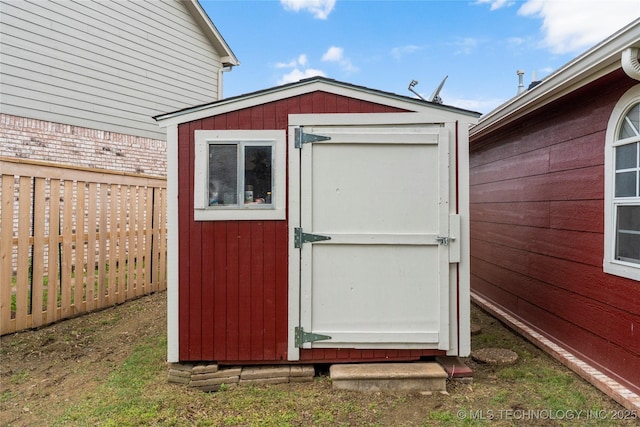 3933 S 199th E Ave, Broken Arrow, OK 74014 - view of shed with fence