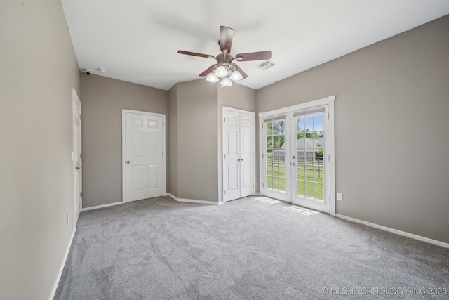 9998 E 460th Rd, Claremore, OK 74017 - carpeted empty room with a ceiling fan and baseboards
