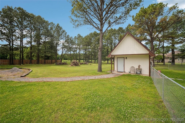 19978 E Murrell Rd, Tahlequah, OK 74464 - view of yard with a fenced backyard