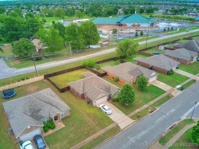 drone / aerial view