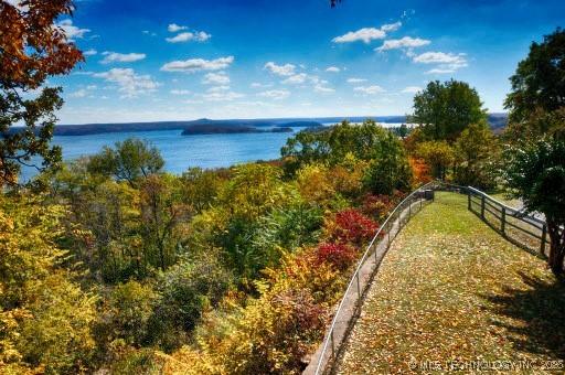 95884 Rock Cliff Rd, Gore, OK 74435 - water view with fence