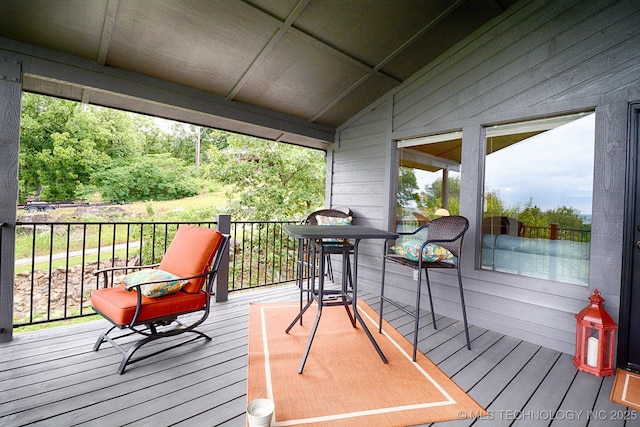 view of deck