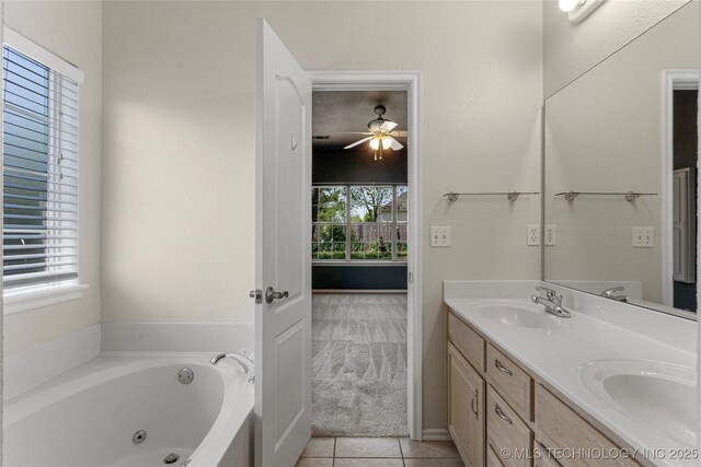 1007 W Beech St, Skiatook, OK 74070 - full bathroom with a wealth of natural light and a sink