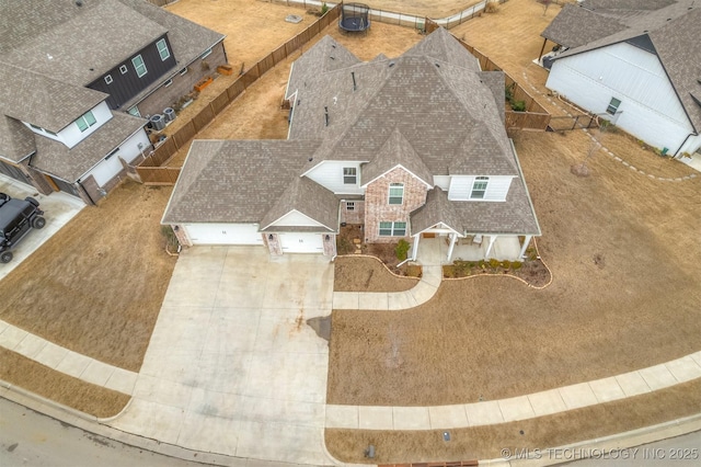 drone / aerial view