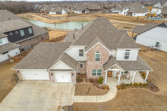 birds eye view of property featuring a residential view