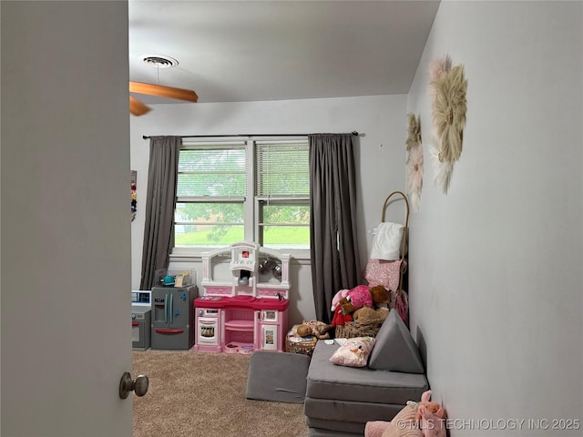 116 S Camden St, Muskogee, OK 74403 - recreation room with carpet flooring