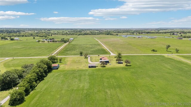 7207 E 166th St, Collinsville, OK 74021 - view of rural area featuring agricultural land