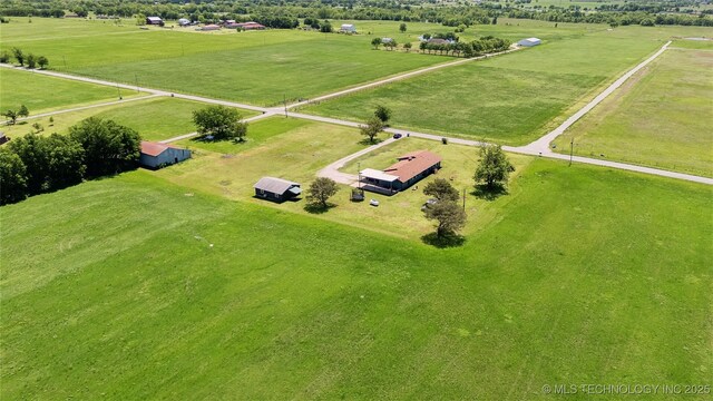 7207 E 166th St, Collinsville, OK 74021 - view of rural area featuring a pastoral area