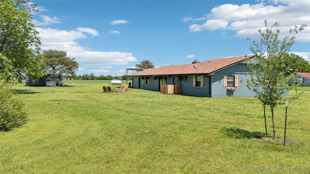 7207 E 166th St, Collinsville, OK 74021 - view of grassy yard