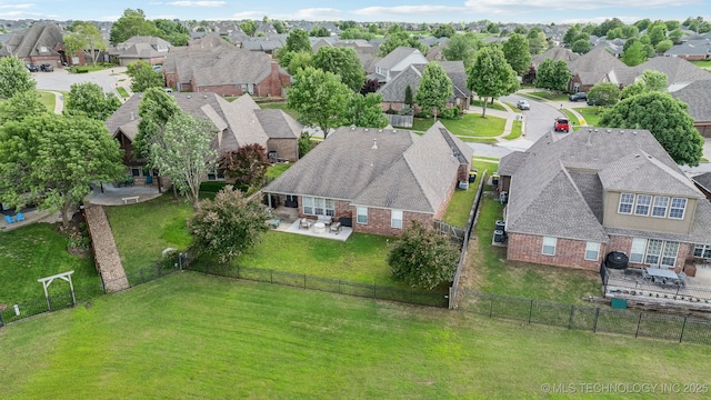 309 E 125th Ct S, Jenks, OK 74037 - birds eye view of property with a residential view
