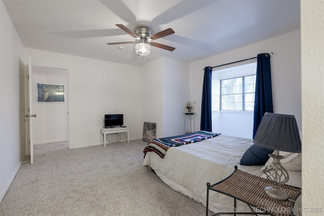 6371 S 80th Ave E Unit G, Tulsa, OK 74133 - bedroom with carpet flooring, ceiling fan, and baseboards