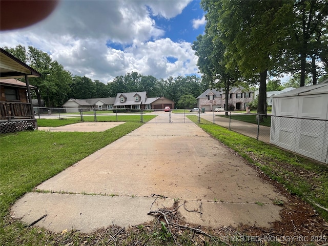 3316 Maple Dr, Sand Springs, OK 74063 - view of property's community with a gate and a residential view