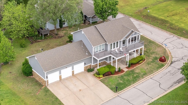 drone / aerial view