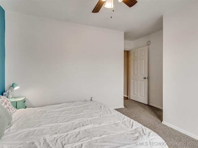 4312 N 33rd St, Broken Arrow, OK 74014 - carpeted bedroom featuring baseboards and ceiling fan