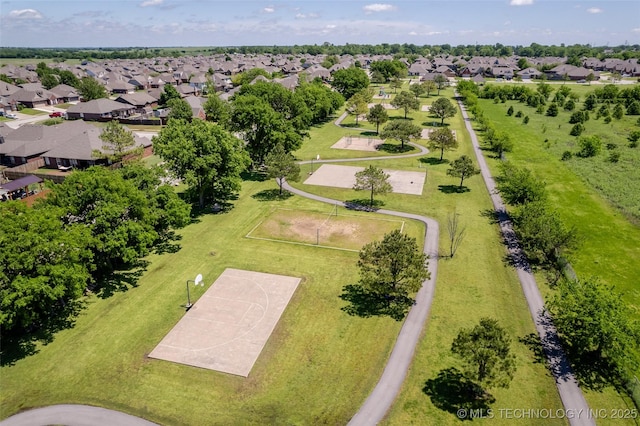 birds eye view of property featuring a residential view
