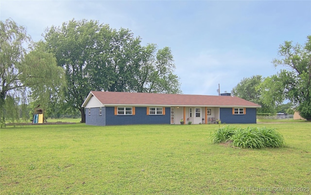 74703 S 320th Rd, Wagoner, OK 74467 - ranch-style house featuring a front yard