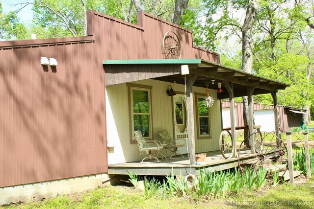1005 N Osage St, Chouteau, OK 74337 - view of entrance to property