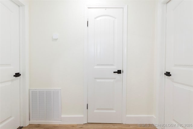 closet featuring visible vents