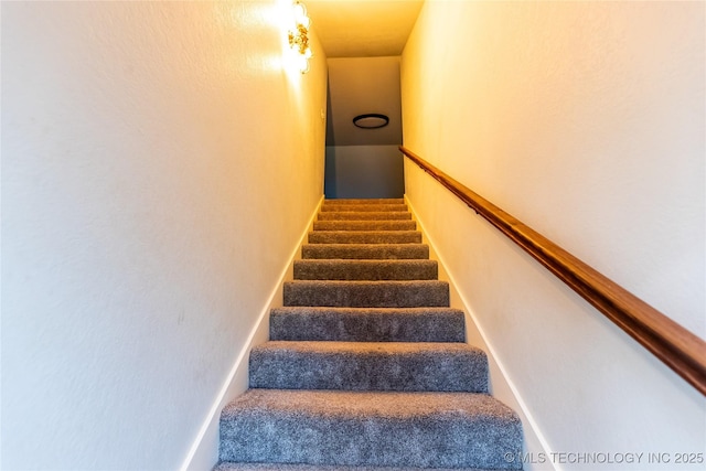 view of stairs