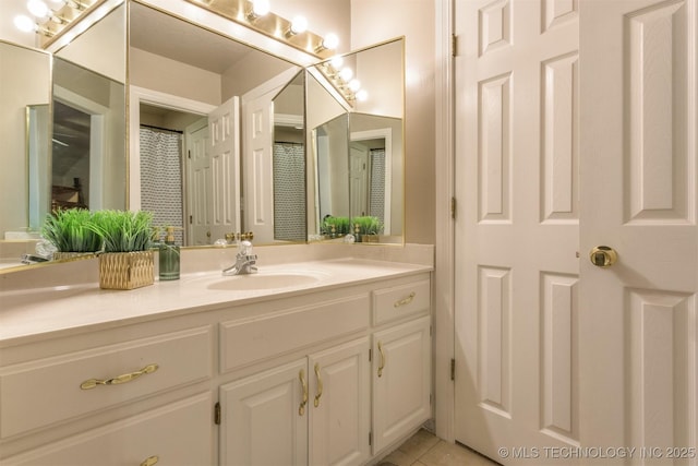 13303 E 95th Pl N, Owasso, OK 74055 - bathroom featuring vanity and tile patterned floors