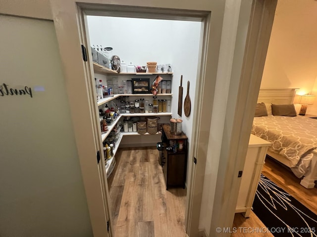 view of pantry