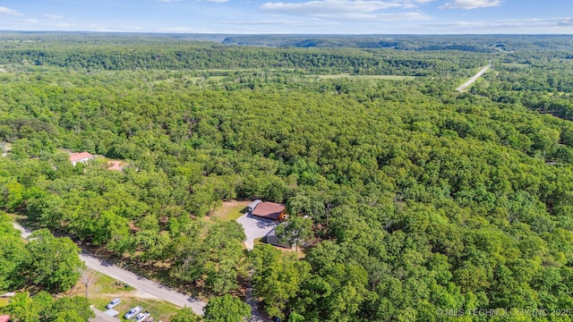 aerial view with a view of trees