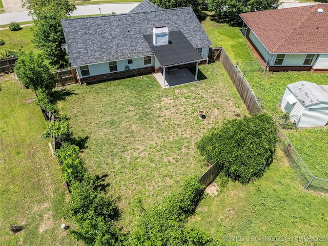 drone / aerial view