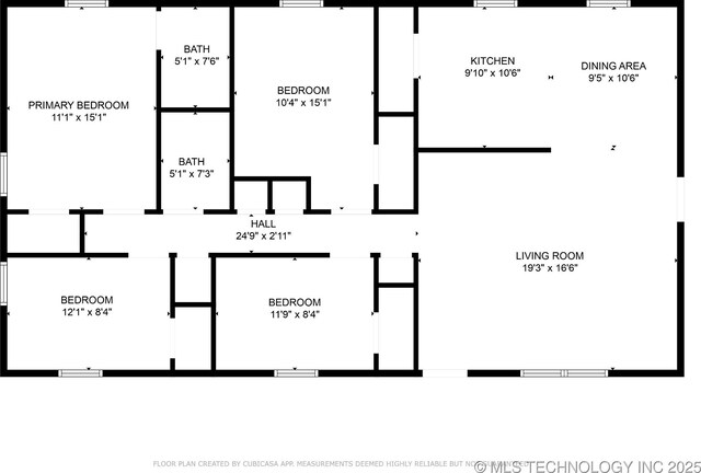 35617 W 261st St S, Bristow, OK 74010 - property floor plan