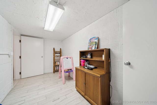 149 SE 4404th Loop, Locust Grove, OK 74352 - home office with concrete block wall