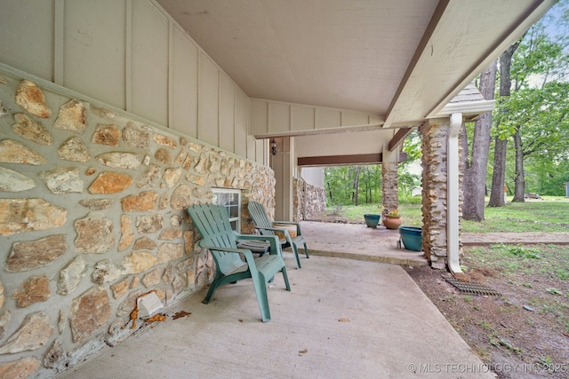 view of patio