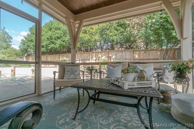 11615 S New Haven Ave, Tulsa, OK 74137 - exterior space featuring a patio area