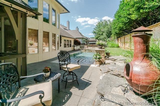 11615 S New Haven Ave, Tulsa, OK 74137 - pool featuring a fenced backyard and a patio area