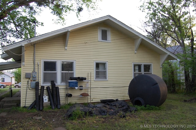 view of rear view of house