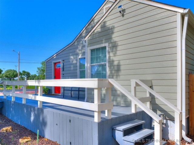 view of side of home