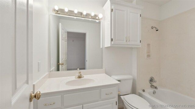 9219 N 134th E Ave, Owasso, OK 74055 - full bath with vanity, toilet, and shower / bath combination