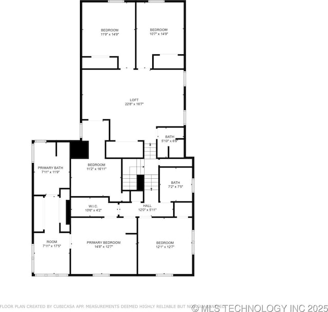2252 S Troost Ave, Tulsa, OK 74114 - plan